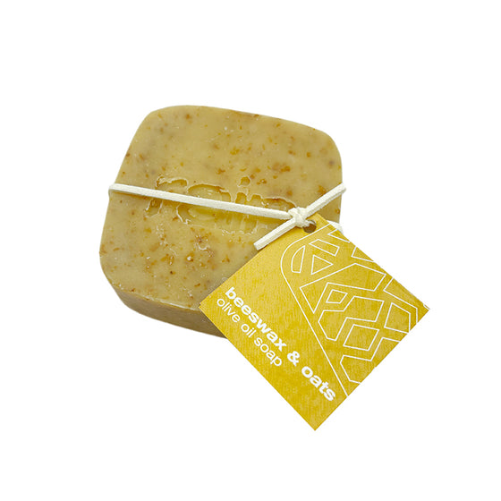 olive oil soap - beeswax & oats