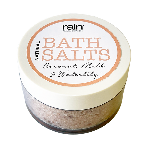 Bath salts jar coconut, milk & waterlily