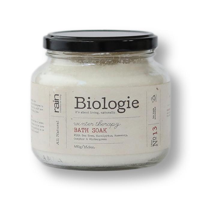 biologie soothing winter therapy bath soak