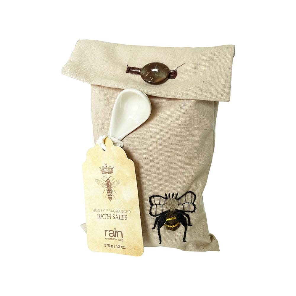 bee essential remedies honey fragranced bath salts