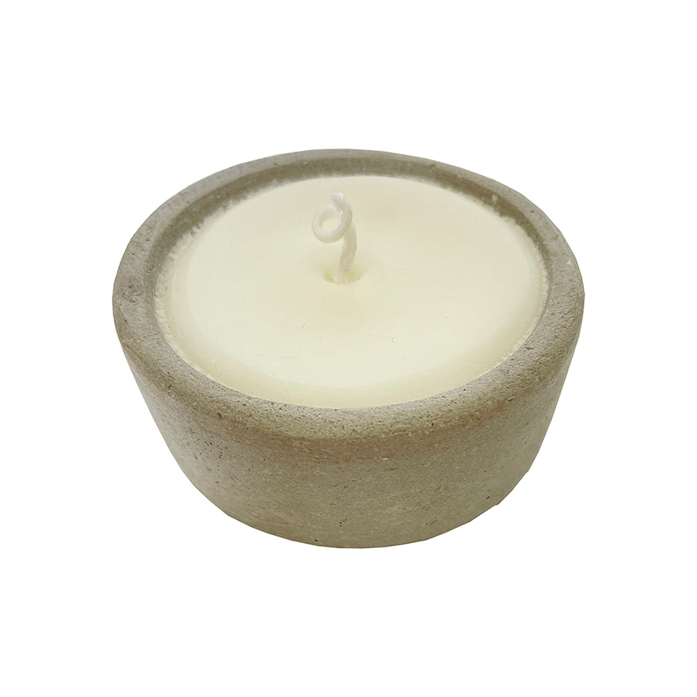 candle in reusable bowl