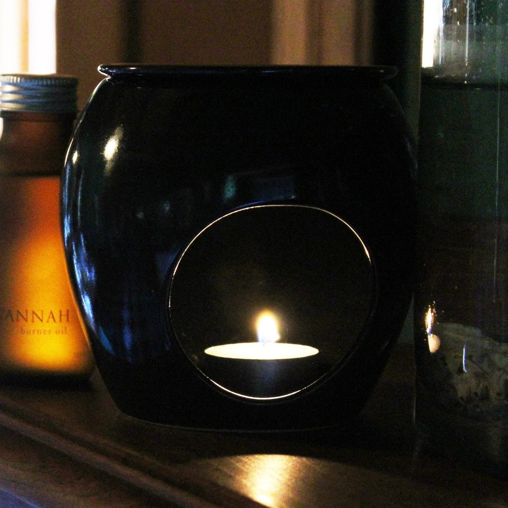 oil burner large black