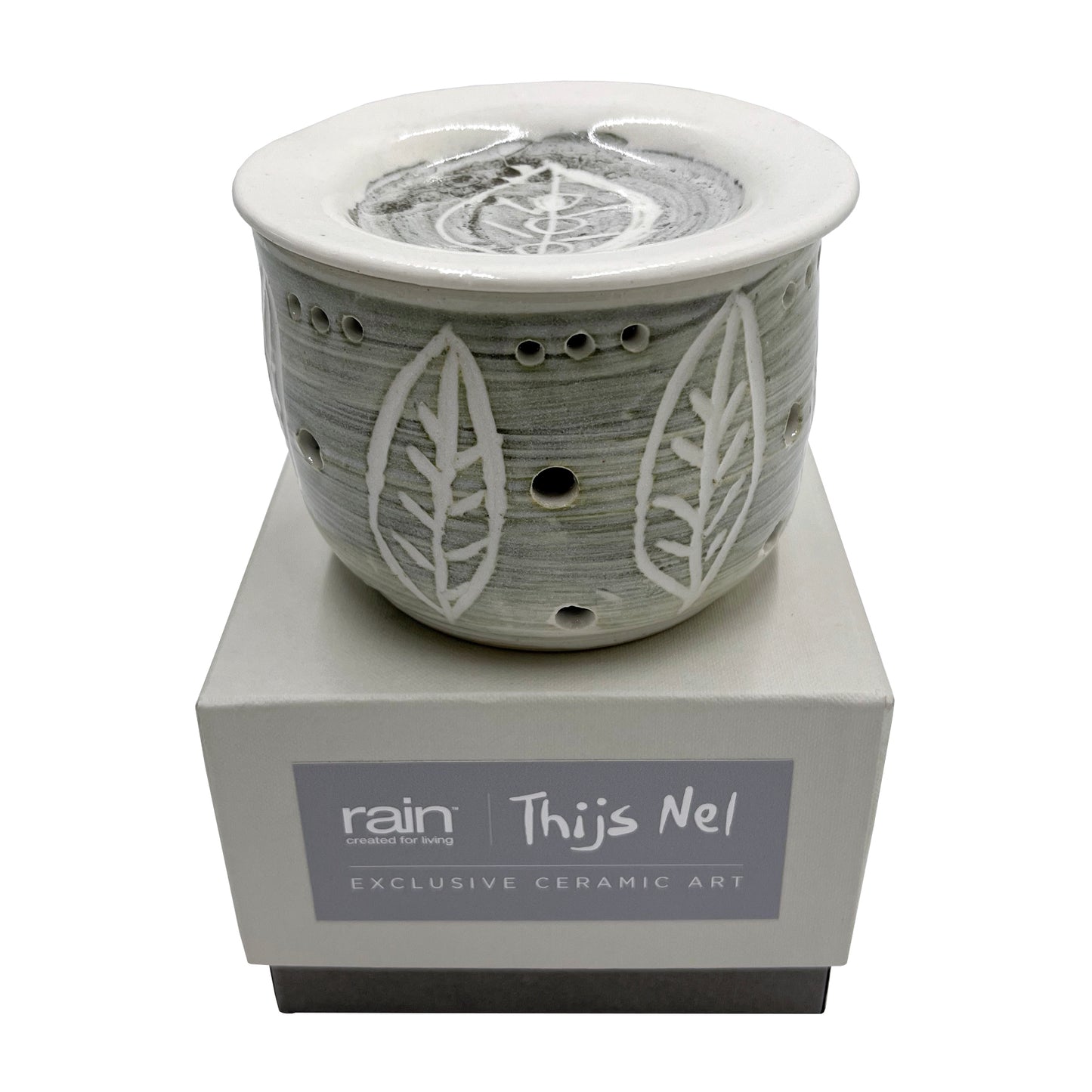 Midnight Leaf Ceramic Oil Burner - Thijs Nel