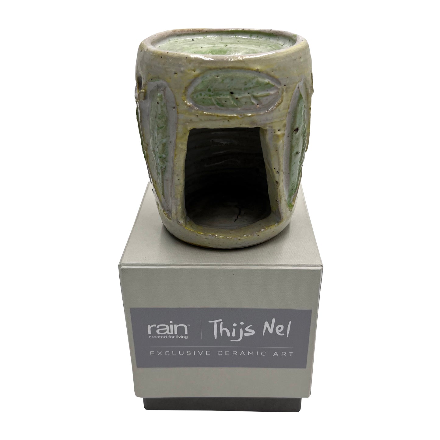 Green Leaf Ceramic Oil Burner