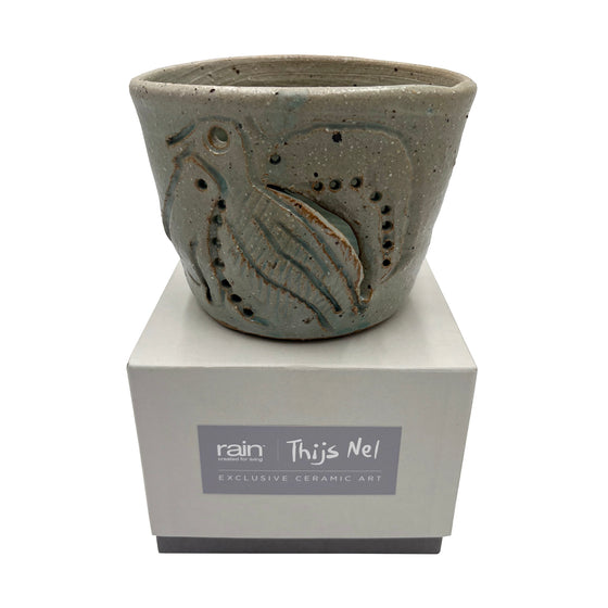Gray Bird Vase - Thijs Nel